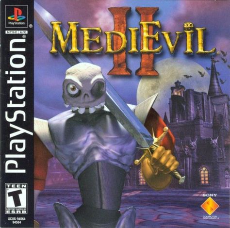 Medievil II Play Stations, Game Cover, Victorian London, Playstation 1, Classic Video, Playstation Games, Retro Video Games, Games Box, Old Games