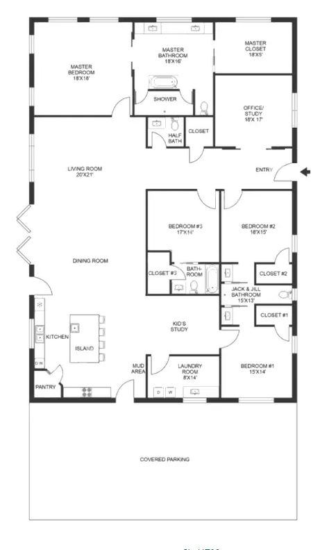 99 Best Barndominium Floor Plans With Pictures - Updated Design Barndominium Floor Plans 40x60, 40x60 Floor Plans, Farmhouse Barndominium Interior, 40x80 Barndominium Floor Plans, 40x60 Barndominium Floor Plans, 40x60 Pole Barn House Plans, Barndominium House Plans, Barndo Ideas, Loft Floor Plans