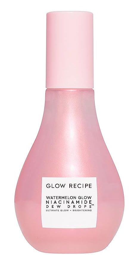 Glow Recipe Niacinamide, Watermelon Glow Niacinamide Dew Drops, Niacinamide Dew Drops, Glow Recipe Watermelon, Watermelon Glow, Face Brightening, Glow Recipe, Moringa Oil, Glowing Skincare