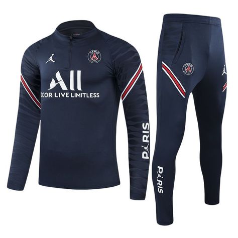 PSG Jersey Soccer Royal Blue Training Kit 2021/22 Tuta Psg, Psg Jersey, Psg Training Kit, Psg Black Jersey, Psg Kit, Training Kit, Soccer Club, Soccer Jersey, Volleyball