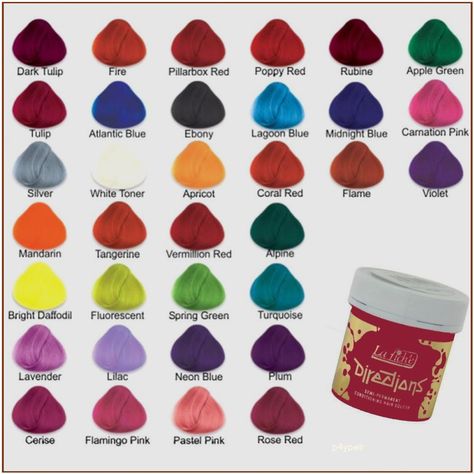 Adore Hair Dye, Directions Hair Dye, Hair Color Brands, Beauty Hair Color, Lighter Hair, Dyed Blonde Hair, Hair Color Chart, Semi Permanent Hair Color, Peinados Recogidos