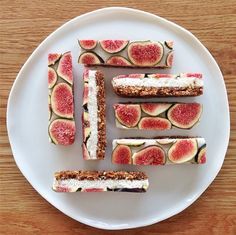 Být Fit, Fig Bars, Raw Desserts, Finger Food, Vegan Desserts, Healthy Desserts, Raw Food Recipes, Bon Appetit, Granola