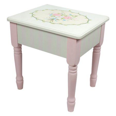 Fantasy Fields Bouquet Vanity Stool, Multicolor Fantasy Fields, Kids Stool, Magic Garden, Kids Vanity, Play Table, Vanity Stool, Table Stool, Vanity Table, Nursery Furniture