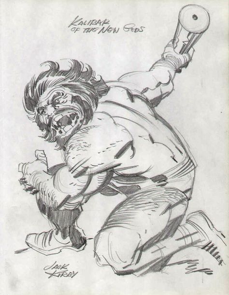 Jack Kirby's New Gods Kalibak, son of Darkseid Kirby Reference, Kirby Krackle, Jack King, Sal Buscema, Jack Kirby Art, Sequential Art, John Buscema, Kirby Art, Comic Manga