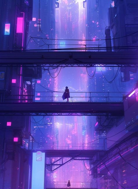 The City with Cyberpunk and Neon Noir Vibes Cyberpunk Inspiration, Neon Noir, Book Nook, Real Girls, Book Nooks, Sounds Like, Nook, Cyberpunk, The City