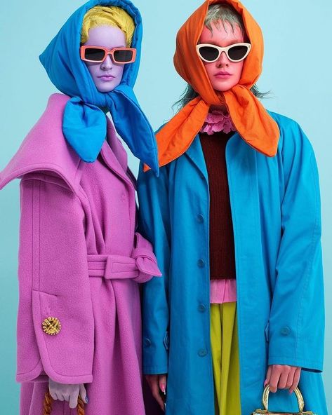 All Posts • Instagram Weird Photoshoot, Schon Magazine, Colorful Jacket, Colour Block, New Print, Editorial Fashion, Round Sunglasses, Color Blocking, Color Block