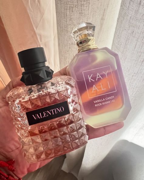 Happy Sunday!! SOTD is Valentino Donna Botn in Roma & @kayali Vanilla Candy Rock Sugar 🍬 • • • 🤎🤎🤎 #fragrancerotation #perfumelovers #scentlover #lovetosmellgood #sweetperfume #instaperfume #fragrancephoto #fragfam #fragcomm #luxuryfragrances #scentoftheday #perfumecollection #fragrances #perfumeaddict #fragrancelovers #perfumes #perfumelover #fragrancecollection #perfumelovers #fragranceaddict #fragranceoftheday #sotd #blackgirlsmellgood #blackgirlssmellgood #selfcareroutines #blackgirlluxur... Vanilla Candy Rock Sugar, Kayali Vanilla Rock Candy, Kayali Vanilla Candy Rock Sugar, Girly Cosmetics, Kayali Vanilla, Candy Perfume, Rock Sugar, Sweet Perfume, Fragrances Perfume Woman