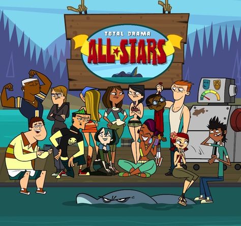 Total Drama All Stars, Cn Cartoon Network, Cartoon Crazy, Drama Total, Poster Photo, Star Character, Total Drama Island, Total Drama, Crazy Girls