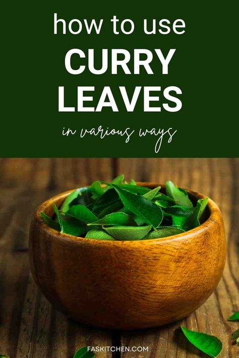 A Pinterest pin showing fresh curry leaves with descriptive text. Learn about the nutrition, benefits, and tips for using, buying, and storing curry leaves. Perfect for anyone interested in adding flavor and health benefits to their cooking! #CurryLeavesGuide #HealthyCooking #SpiceUpYourLife Curry Benefits, Nutrition Health, Reduce Food Waste, Herb Seeds, Indian Cooking, Curry Leaves, Asian Dishes, Curry Recipes, Recipe Using