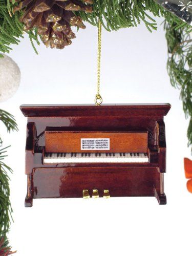 Brown Upright Piano Tree Ornament *** You can find more details by visiting the image link. Piano Ornament, Upright Grand Piano, Brown Piano, Piano Christmas, Miniature Piano, Broadway Gifts, Piano Gifts, Musical Theme, Dashing Through The Snow