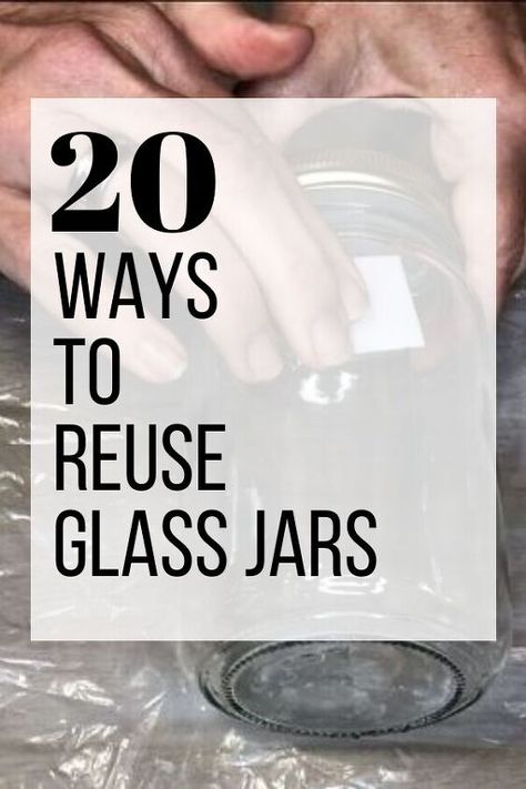 Reuse Glass Jars, Upcycle Glass Jars, Decorate Glass Jars, Glass Jars Diy, Bathroom Cleaners, Jar Decorations, Decorate On A Budget, Crafts With Glass Jars, Small Glass Jars