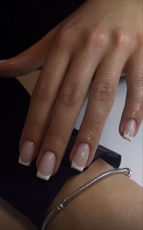 Manicured Nails, Basic Nails, Her Nails, Work Nails, Neutral Nails, Square Acrylic Nails, Girls Nails, Classy Nails, Funky Nails