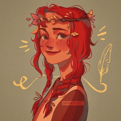 Anne With An E, A Drawing, Red Hair, A Woman, Tumblr, Flowers, Red, Hair, Instagram