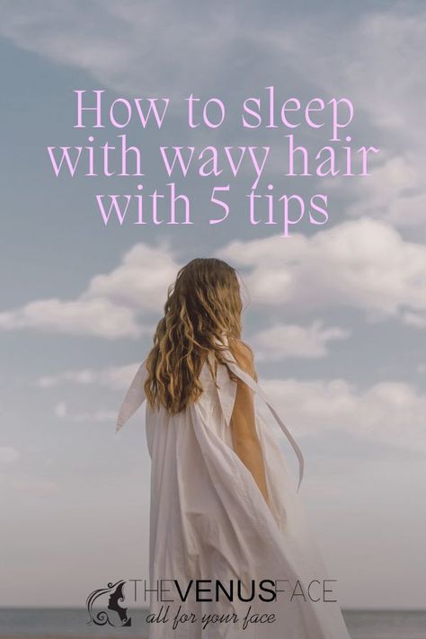 sleep with wavy hair Protective Sleep Hairstyles Wavy, Wavy Hair Sleep Styles, How To Sleep With Wavy Hair, Protective Hairstyles For Sleeping, Pineapple Hairstyle, Medium Length Waves, Sleeping With Wet Hair, Braid Your Hair, Silk Hair Bonnets