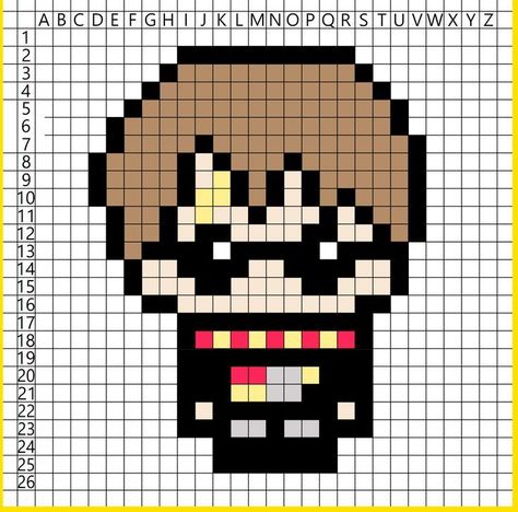 Pixel Art Harry Potter, Funny Pixel Art, Cross Stitch Harry Potter, Harry Potter Blanket, Harry Potter Crochet, Art Harry Potter, Modele Pixel Art, Art Pixel, Easy Pixel Art