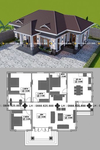 6 Bedroom Bungalow House Plans, Four Bedroom Bungalow House Plans, 1 Story 4 Bedroom House Plans, 4 Bedroom House Designs Home Plans, 3 Bedroom Modern Bungalow House Plans, Four Bedroom House Plans Modern, 4 Bedroom One Story House Plans, 3 Bedroom Bungalow Floor Plans, 4 Bedroom Bungalow House Plans