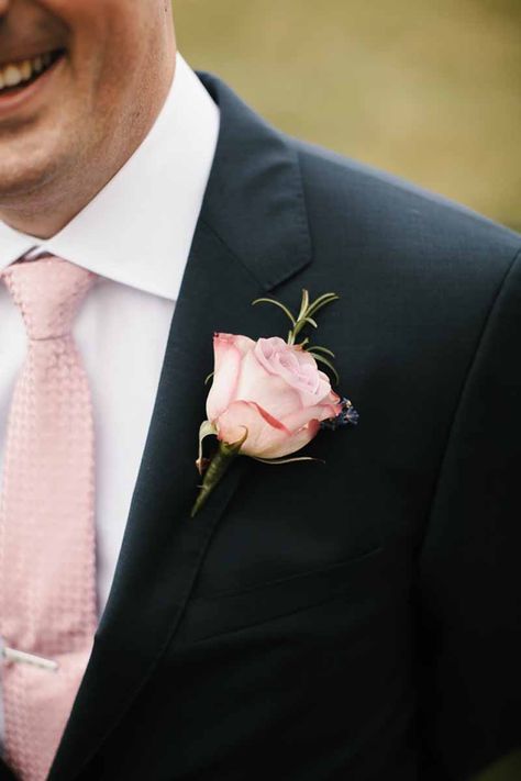 Male Fashion Advice, Rose Buttonhole, Blush Pink Decor, Button Holes Wedding, Decor Color Schemes, Wedding Bouquets Pink, Pink Wedding Flowers, Blush Pink Weddings, Blush Rose