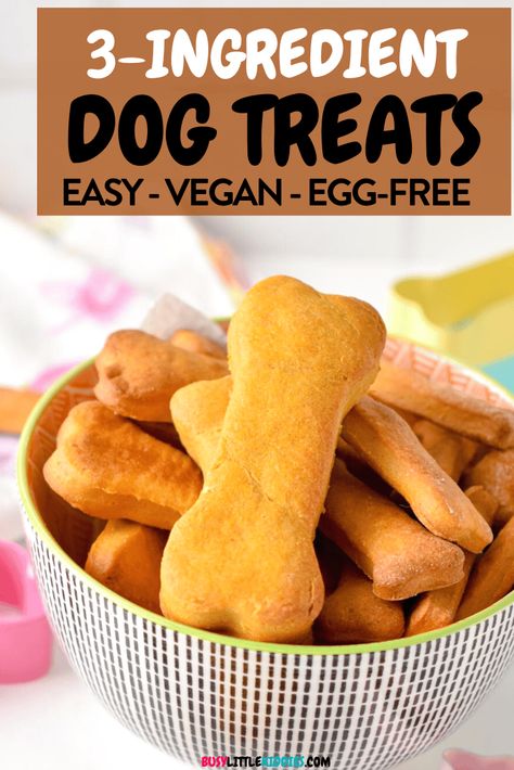 3-Ingredient Dog Treats Recipe Vegan Dog Treats Homemade Easy, 3 Ingredient Dog Cookies, Diy Dog Biscuits Easy Doggie Treats, Peanut Butter Free Dog Treats, 3 Ingredients Dog Treats, Dog Treat Recipes No Peanut Butter, Homemade Dog Treats Without Flour, Dehydrated Dog Biscuits, Dogs Cookies Recipe