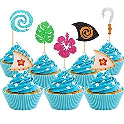 Hotdogs Te Fiti Moana Cupcake Toppers, Moana Cupcake, Moana Birthday Party Theme, Moana Theme Birthday, Festa Moana Baby, Baby Shower Cake Decorations, Moana Cake, Moana Themed Party, Hawaiian Birthday Party