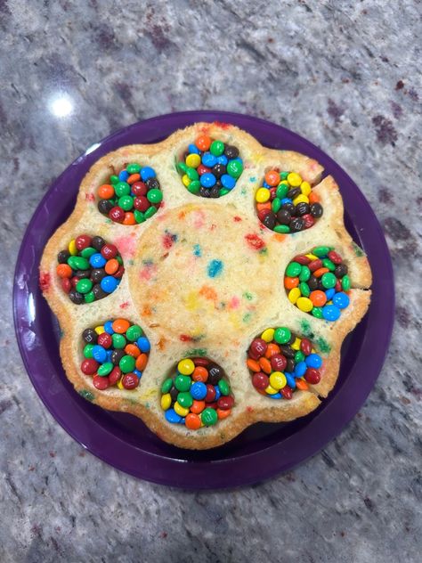 Surprise Center Cake, Pampered Chef Secret Center Cake Pan Recipes, Secret Center Cake Pan Recipes, Cake Pan Recipes, Surprise Inside Cake, Funfetti Cake Mix, Cake Pan Set, Surprise Cake, Pampered Chef Recipes