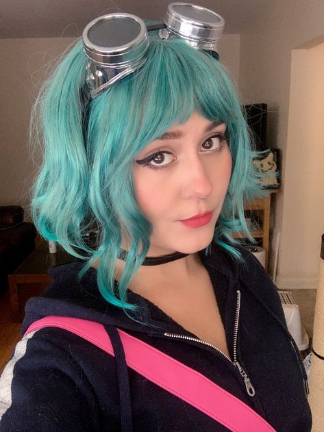 Short Teal Hair, Ramona Flowers Hair, Short Wavy Wig, Short Blue Hair, Wavy Wig With Bangs, Colorful Wigs, Short Wavy Bob, Ramona Flowers, Teal Hair