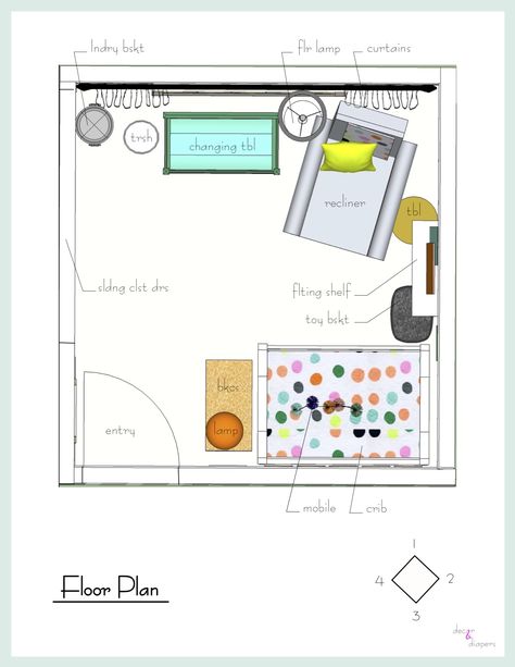 How to Create the Best Floor Plan for Your Nursery Nursery Furniture Layout, Small Nursery Layout, Nursery Layout, Nursery Guest Room, Small Nursery, Nursery Planning, Small Nurseries, Baby Boy Room Decor, Nursery Room Design