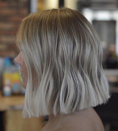 Blunt Blonde Balayage Bob Lived In Short Hair, Straight Edge Bob, Arbonne Meals, Black Lob, One Length Haircuts, Blonde Balayage Bob, Haircut 2022, Balayage Bob, Blond Balayage