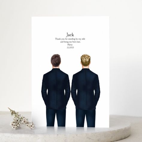 Best Man Print, Gift For Best Man on Wedding Day, Gift To Best Man From Groom Gift, Wedding Keepsake Gift Grooms Outfits, Skin Tone Chart, Gift For Best Man, Wedding Print, Bride Pictures, Wedding Day Gifts, Wedding Prints, Groom Outfit, Best Gifts For Men