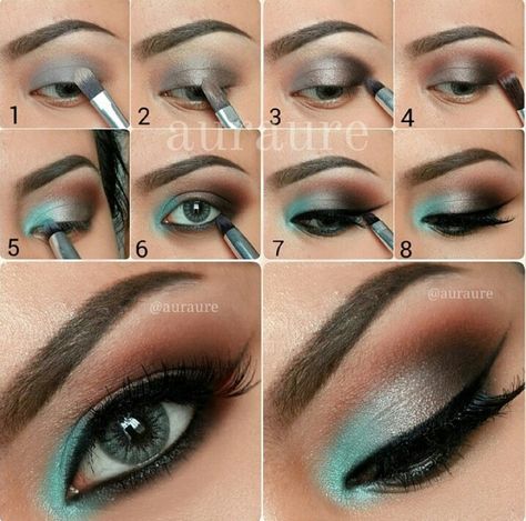 Love this Makeup Look Step By Step, Ballroom Makeup, Skin Tone Makeup, Eyeliner Hacks, Maybelline Color Tattoo, Makeup Pictorial, Couture Makeup, Holiday Makeup Looks, Eye Makeup Styles