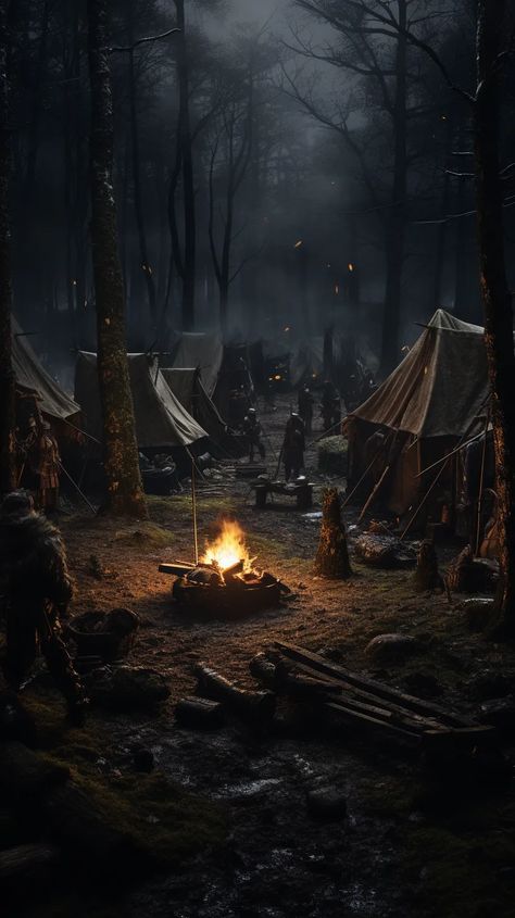 Dark Medieval Times Medieval Runaway Aesthetic, Medieval Story Inspiration, Medieval Camp Art, Witchy Medieval Aesthetic, Castle Medieval Aesthetic, Medieval Army Aesthetic, Fantasy Inspo Aesthetic, Dark History Aesthetic, Medieval Hunter Aesthetic