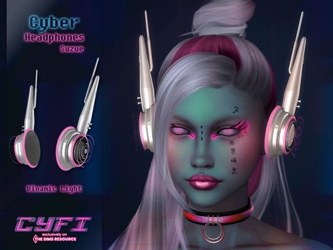 The Sims Resource - CyFi Cyber Headphones Sims 4 Cc Clothes Cyberpunk, Ts4 Headphones Cc, Sims4 Cyberpunk Cc, Sims 4 Robotics Cc, Sims Cyberpunk, Sims 4 Cc Cyberpunk, Sims 4 Headphones Cc, Sims 4 Futuristic Cc, Sims 4 Cyberpunk Cc