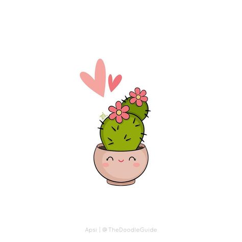 Apsi | TheDoodleGuide on Instagram: “March 12th : Cactus(316/365)🌱🌱#thedoodleguide_365 #thedoodleguide_mar2021 #plantdoodles #cactus . . Patreon: www.Patreon.com/TheDoodleGuide…” Different Flowers, Cactus, Doodles, Mario Characters, Flowers, On Instagram, Instagram, Art