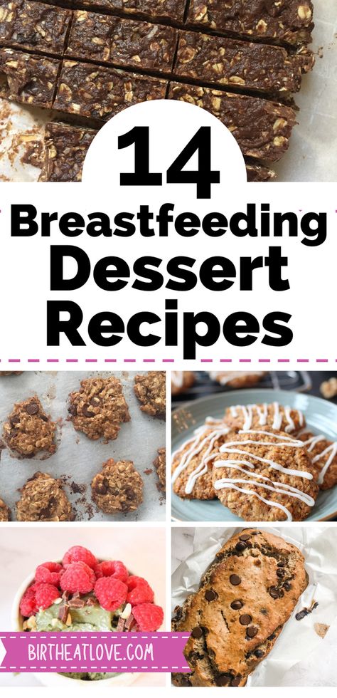 Milk-boosting breastfeeding dessert recipes  cookies and treats!. All these lactation recipes include lactation foods and low sugar. Plus foods that boost milk supply! You've go to try these dessert recipes for breastfeeding moms! Recipes For Milk Supply, Recipes For Breastfeeding Moms, Lactation Foods, Breastfeeding Cookies, Breastfeeding Snacks, Dessert Recipes Cookies, Boost Milk Supply, Soft Baked Cookies, Nice Cream Recipe