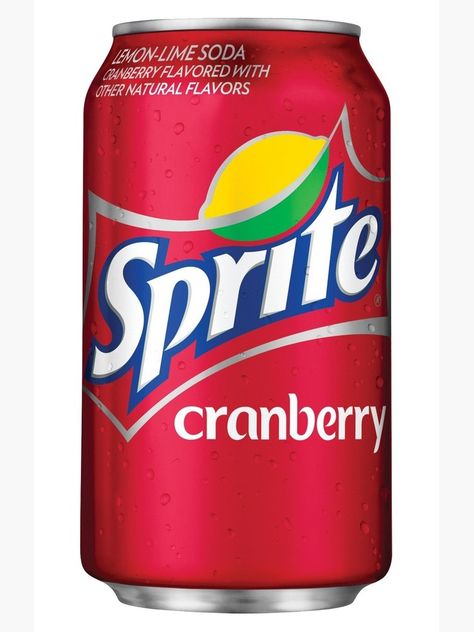 "Sprite cranberry can" Case Cranberry Sprite, Sprite Cranberry, Blueberry Milkshake, Diet Pepsi, Drink Tags, Fanta Can, Wild Cherry, Lemon Lime Soda, Ice Cream Treats