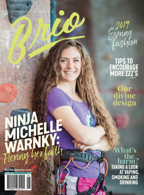 In this issue you’ll be inspired to catch a few more zzz’s each night; take a closer look at the dangers of vaping, smoking & drinking; meet Ninja Warrior’s Michelle Warnky; learn how birth order affects your relationships with your siblings, & much more. Brio Magazine, American Heritage Girls, Birth Order, American Ninja Warrior, Saving A Marriage, Love Your Family, Ninja Warrior, Daily Bible Verse, Magazine Subscription