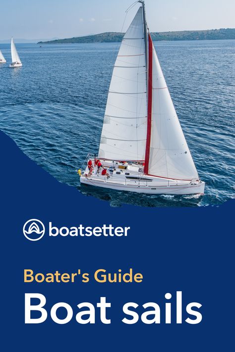 New to sailing? Here is everything you need to know about boat sails. Sails including headsail, mainsail, spinnaker, gennaker and more! Boating Lifestyle, Boating Tips, Boat Accessories, Boat Rental, Small Boats, Coastal Towns, Sailboats, Baby Hacks, Fishing Boats