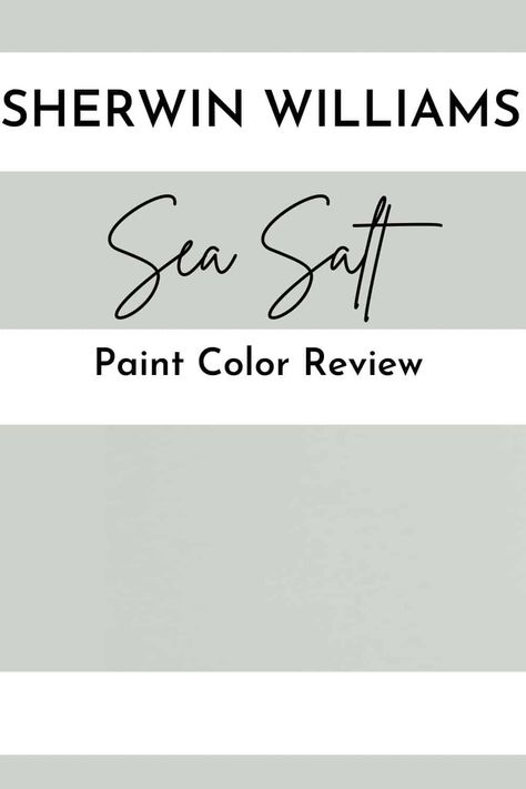 Sherwin Williams Sea Salt SW 6204 Review - West Magnolia Charm Sw6204 Sea Salt, Sea Salt Sherwin Williams Living Room, Benjamin Moore Beach Glass, Sw Sea Salt, Trendy Paint Colors, Sherwin Williams Sea Salt, Coastal Ideas, Coastal Paint Colors, Blue Paint Color