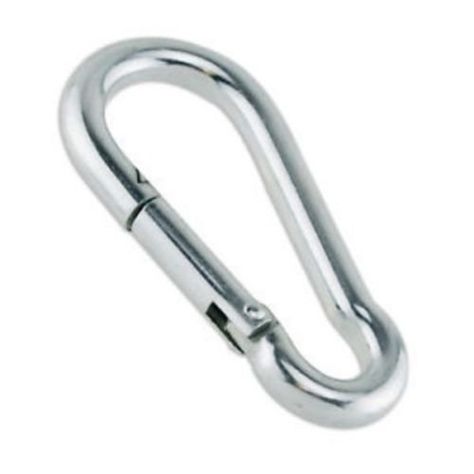 100mm Steel Carabiner Spring Snap Hook Indoor Hammock Hanging, Indoor Hammock, Batting Cages, Carabiner Clip, Snap Clips, Bench Press, Galvanized Steel, Tool Kit, Outdoor Recreation