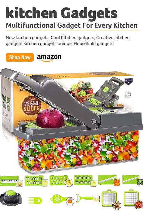 Cool Kitchen Gadgets. Multifunctional Vegetable Fruit Cutter Slicer Shredder Grater Food Storage Food Chopper Kitchen Gadgets, Food Slicer Kitchen Gadgets, Cooking Gadgets Appliances, Food Storage Kitchen, 5 In 1 Vegetable Slicer, Modern Kitchen Gadgets, Vegetable Chopper Products, Veggie Slicer, Creative Kitchen Gadgets