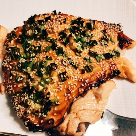 Miso Glazed Wild Salmon (no sugar or sweetener added) — Eat A La Coco Wasabi Soy Sauce, Miso Salmon Recipe, White Miso Paste, Soy Sauce Rice, Roasted Broccoli Recipe, Miso Salmon, Miso Glaze, Ginger Powder, White Miso