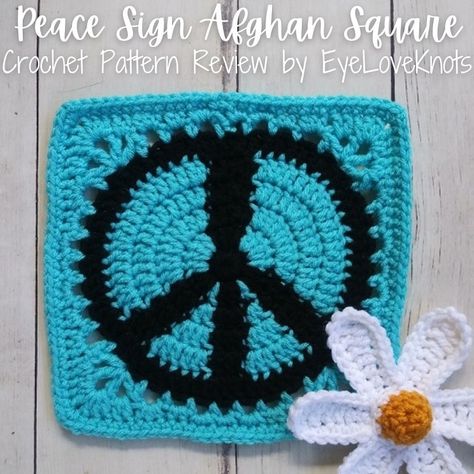 Peace Sign Granny Square, Easy Free Crochet Patterns, Granny Square Blanket Tutorial, Crocheting For Beginners, Granny Square Pattern Free, Crochet Patterns Ideas, Blanket Tutorial, Crochet Garden, Granny Square Crochet Patterns Free