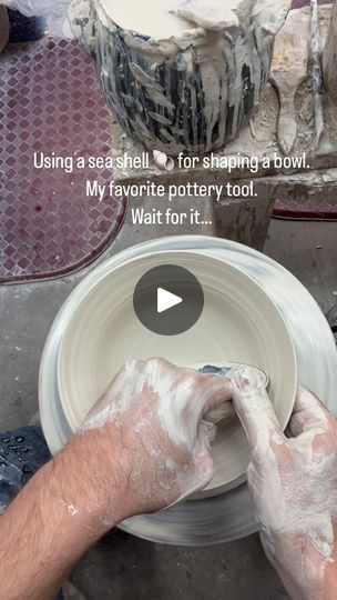 2.2K views · 47 reactions | Shells are some of my favorite tools! Primitive and perfect in every way! Made for the water 💦 and each with their unique curve ❤️🐚 . . Upcoming events: August 17-18: Duluth Bayfront Park, MN August 31: Washburn Pottery Fest, WI Sept 7-8: Bayfield Art Fest, WI Sept 27-29: Lake Superior 20/20, Duluth Oct 4-6: Omaha North Hills Pottery Tour More to come TBA. . Jonathan Walburg of Lake Superior Pottery uses local materials to make unique pottery with a look, feel and story distinct to The Great Lake. It is porcelain with Lake Superior’s rocks, sands, clays and wood-ash glazes creating food safe pottery made from simple ingredients.  Highly crafted functional pottery made with the idea of loving an area and being able to take it home with you and enjoy every day. Ash Glaze Pottery, Mayco Glaze Dunes, Functional Pottery Ideas, Gr Pottery Forms Plates, Pottery Inspired By The Sea, Stoneware Pottery Blanket Creek Pottery, Clay Bear, North Hills, Wood Ash