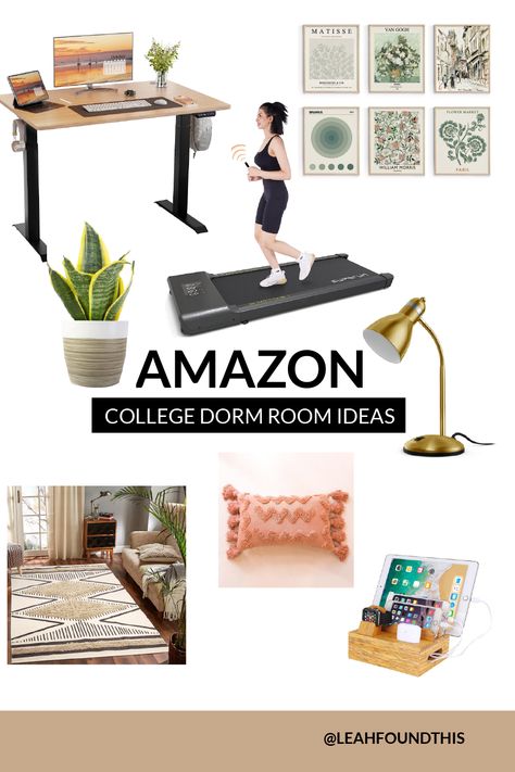 Discover Amazon's college dorm room products for a stylish and functional space on a budget. From space-saving furniture to trendy decor and efficient electronics, find top-rated essentials from trusted brands. Elevate your college life and make your new space feel like home. Shop now for fast and reliable shipping. #founditonamazon #interiordesign College Dorm Must Haves, Dorm Must Haves, College Dorm Room Ideas, Room Products, College Dorm Room Decor, Dorm Room Ideas, College Dorm Room, Feel Like Home, Functional Space