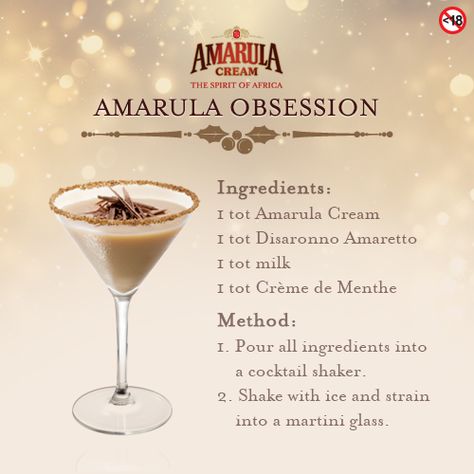 Amarula Drinks, Amarula Drink, Cocktail Shaker, Adult Drinks, Martini Glass, Martini, Milk, Google Search, Drinks