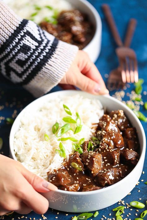 Instant Pot Korean Beef Korean Beef Tips, Beef Tips Instant Pot, Instant Pot Korean Beef, Instant Pot Korean, Korean Beef Recipes, Beef Food Recipes, Korean Beef, Instant Pot Meals, Best Instant Pot Recipe