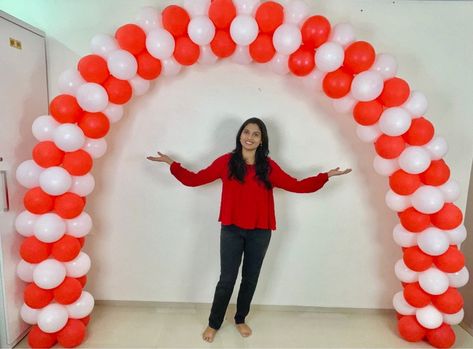 MASS Art and Craft - Very Easy Method Of Balloon Arch that any one can do at home | Balloon Arch Making Arch Decoration, Balloon Centerpieces, Art And Craft, Balloon Arch, Arch, Balloons, At Home, Arts And Crafts, Home Decor Decals