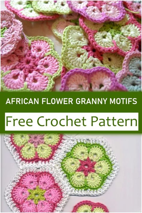 10 Free Crochet African Flower Patterns - DIY Crafts African Flower Pentagon Crochet Pattern, African Flower Granny Hexagon, Africa Flower Crochet Pattern, African Flower Hexagon Crochet Pattern, African Flower Crochet Animals Free Pattern Granny Squares, Crochet African Flower Pattern Free, Crochet Roses Free Pattern, African Flower Crochet Pattern, African Flower Granny Square