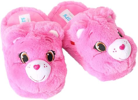 Care Bears Cheer Bear, Fun Costumes, Cheer Bear, When Youre Feeling Down, Bear Slippers, Faux Fur Material, Bear Face, Kids Slippers, Theme Halloween