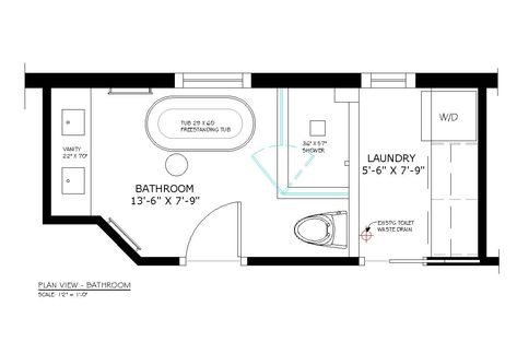 Bathroom Laundry Combo Floor Plans, Bathroom Laundry Room Combo, Laundry Bathroom Combo, Laundry Room Stackable, Small Bathroom Floor Plans, Stackable Laundry, Laundry Room Storage Shelves, Small Laundry Room Organization, Laundry Room Flooring