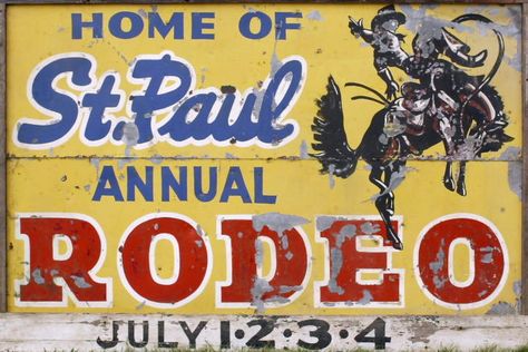 Original St. Paul Rodeo Sign Rodeo Poster, Carnival Parade, Christmas Letters, Vintage Advertising Posters, Holiday Romance, Cowboy Art, Tack Room, Summer Bucket Lists, Christmas Lettering